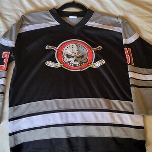 HALLOWEEN!! Kids Hockey Slasher Jersey perfect for Trick or Treat. Size Med.